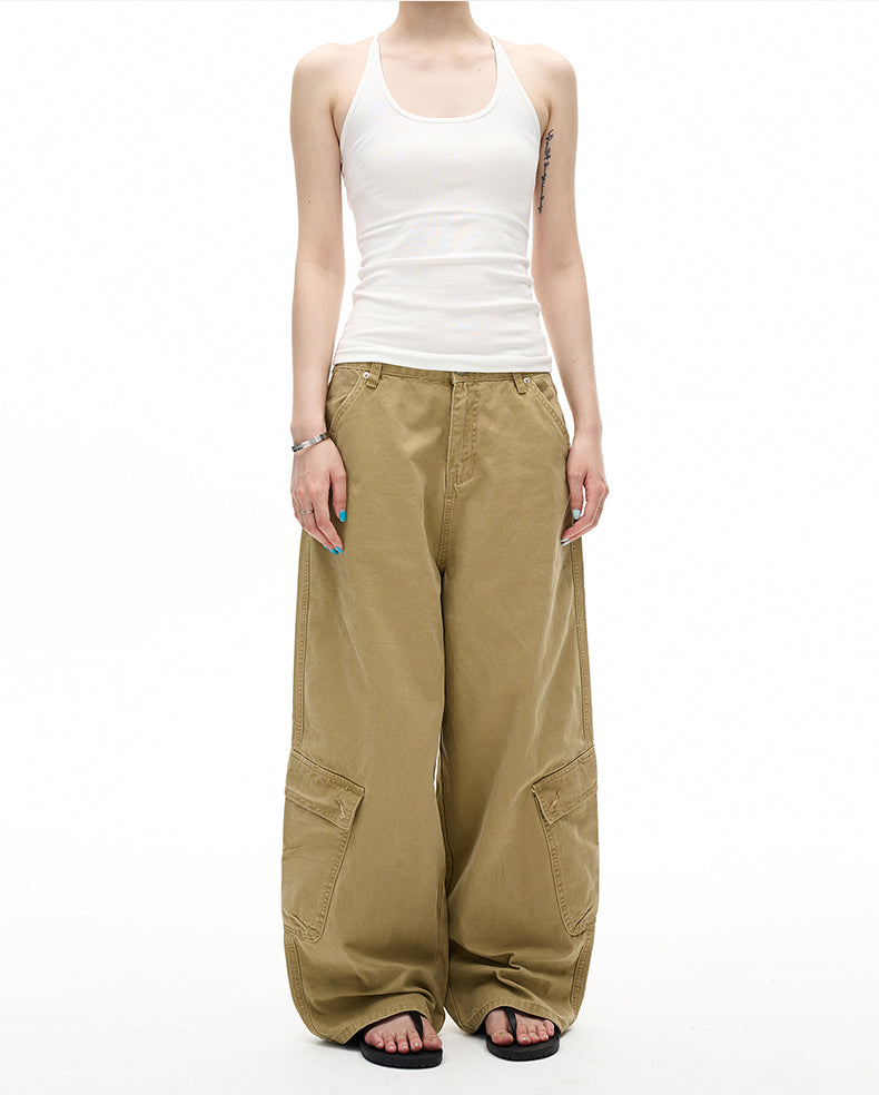 MADWITCH VINTAGE WASHED CARGO PANTS #4670