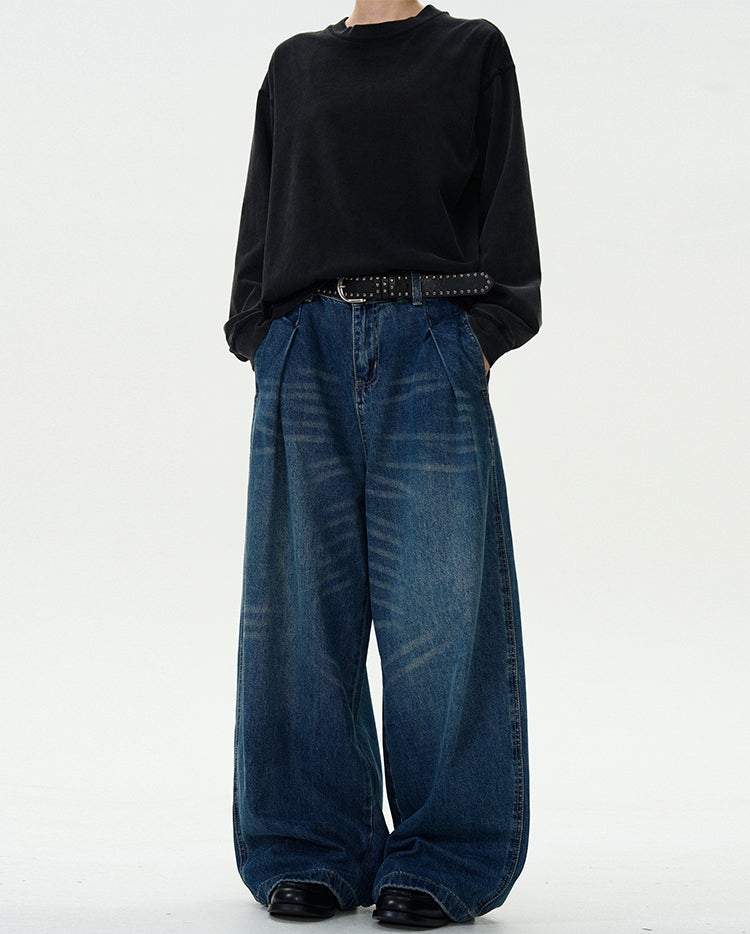 MADWITCH VINTAGE LOOSE-FIT JEANS #NB97