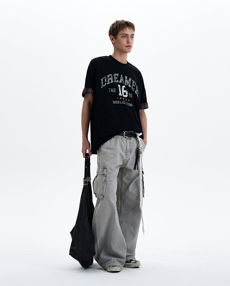MADWITCH CONTRAST SLEEVE TEE #990511