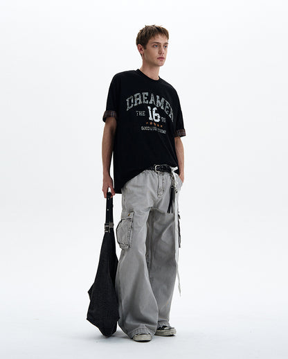 MADWITCH CONTRAST SLEEVE TEE #990511