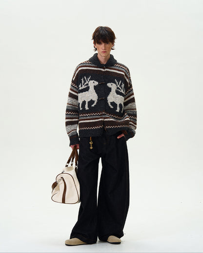 MADWITCH FAIR ISLE KNITTED SWEATER #72317