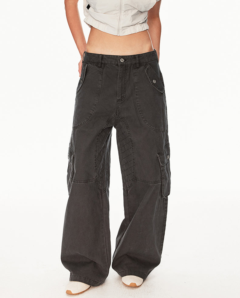 MADWIT DECONSTRUCTED UTILITY PANTS #CK6955