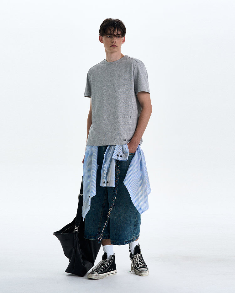 MADWITCH BOXY CREW NECK TEE #RT189