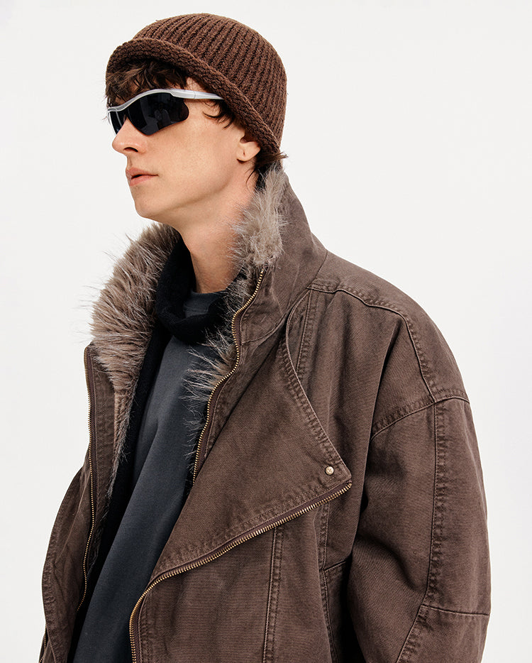 MADWITCH DECONSTRUCTED WASHED WORK JACKET #880630
