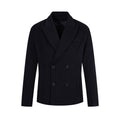 MADWITCH SHADOW-PINSTRIPE DOUBLE-BREASTED BLAZER #AW26122
