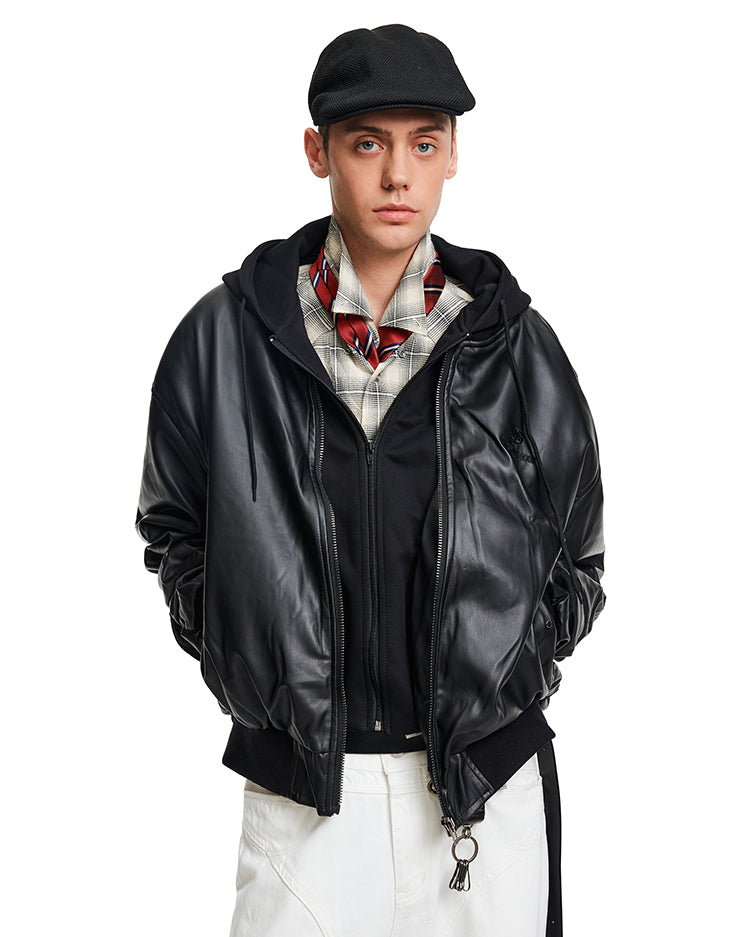 MADWITCH FAUX HOOD LEATHER #AW6883