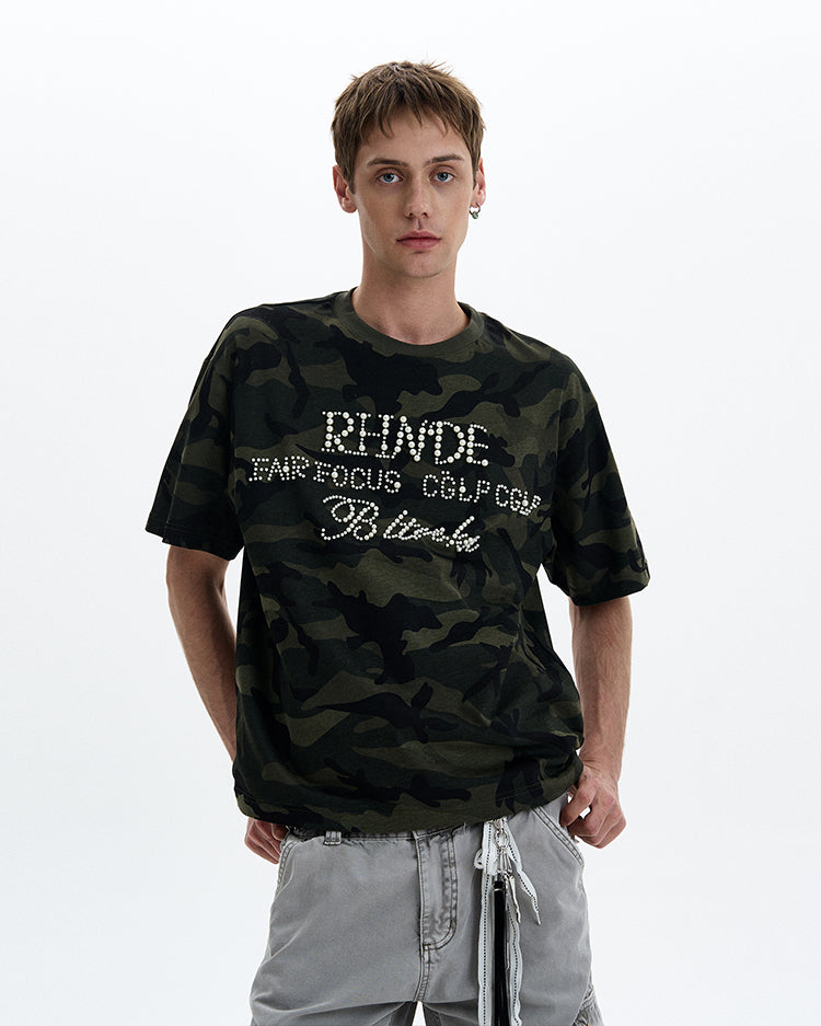 MADWITCH PEARL STUD TEE #L954