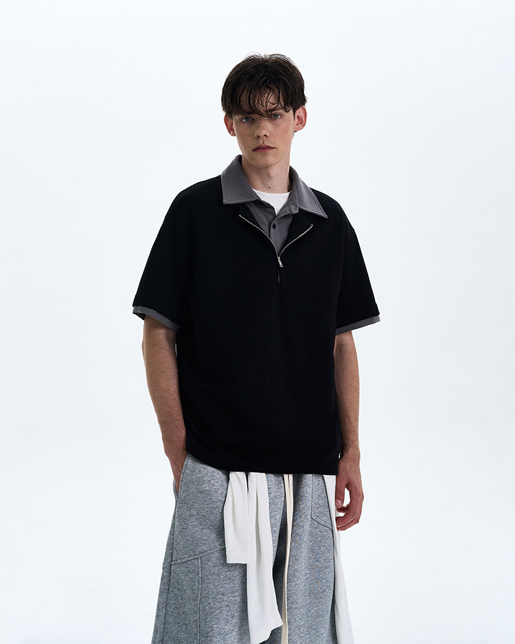 MADWITCH DOUBLE LAYERED T-SHIRT #C1766C25