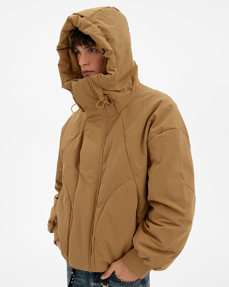 MADWITCH DECONSTRUCTED HOODED DOWN JACKET #N1715