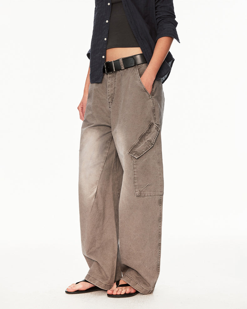 MADWIT VINTAGE WASHED UTILITY PANTS #CK6933