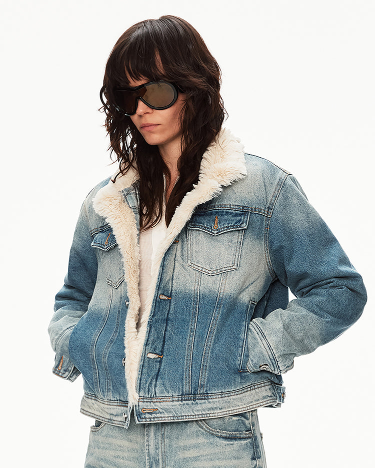 MADWITCH WASHED DENIM JACKET #DY3013