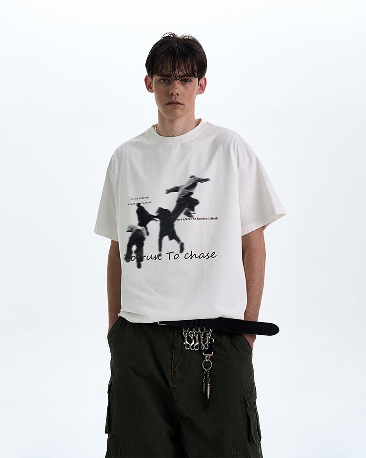 MADWITCH STREET STYLE PRINT TEE #RT196