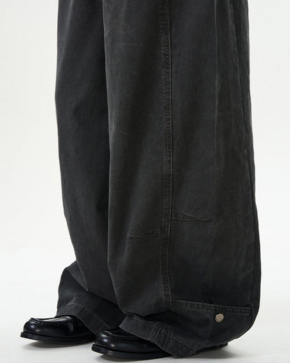 MADWITCH SABER-CUT MINIMALIST CARGO PANTS #WHOA086