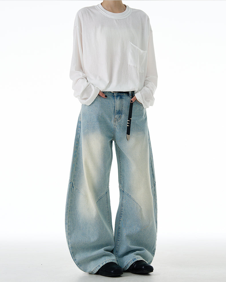 MADWITCH DRAPE WASHED DENIM #CK9615