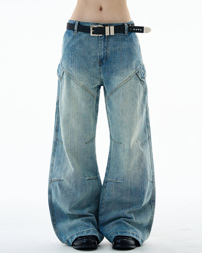 MADWITCH SLUB WASH DENIM PANTS #G6847