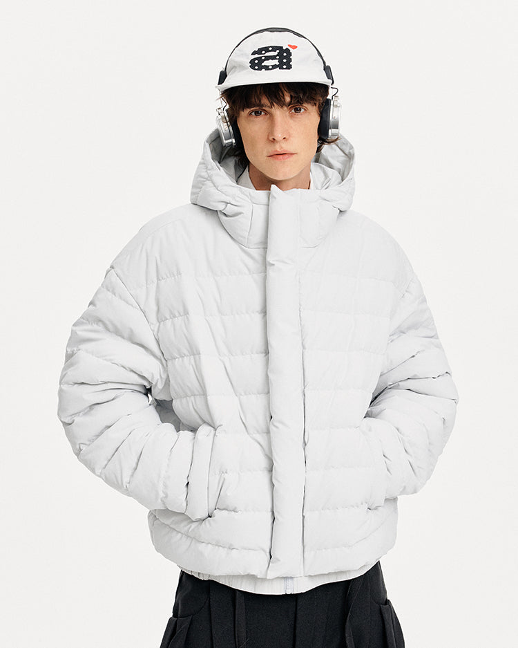 MADWITCH QUILTED HOODED DOWN JACKET #880651