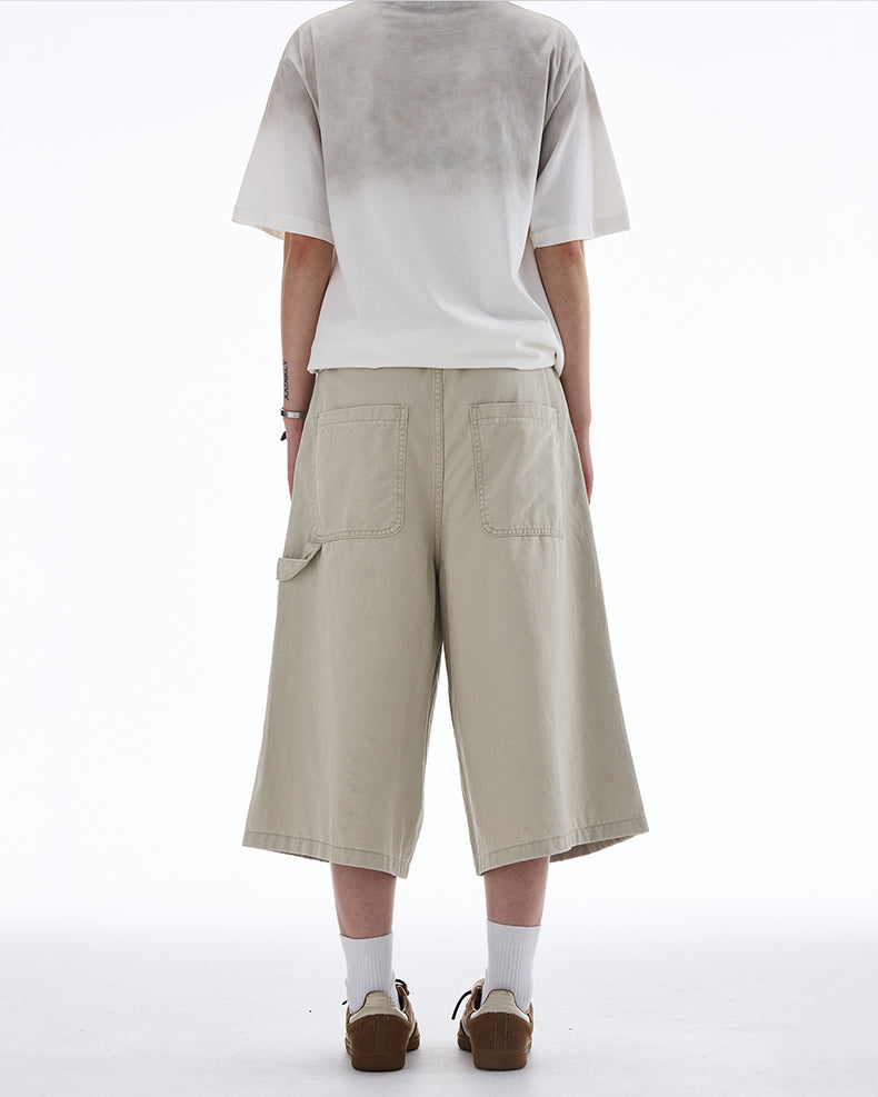 MADWITCH LUMBERJACK WORKWEAR CROPPED PANTS #CK3386D