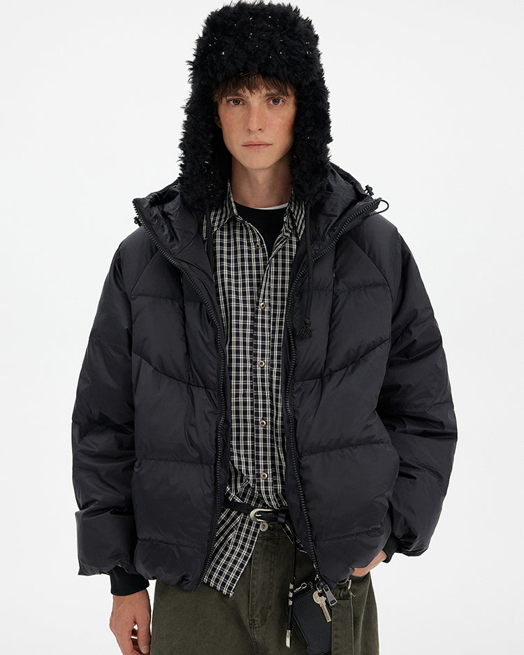MADWITCH MINIMAL HOODED DOWN JACKET #N1726