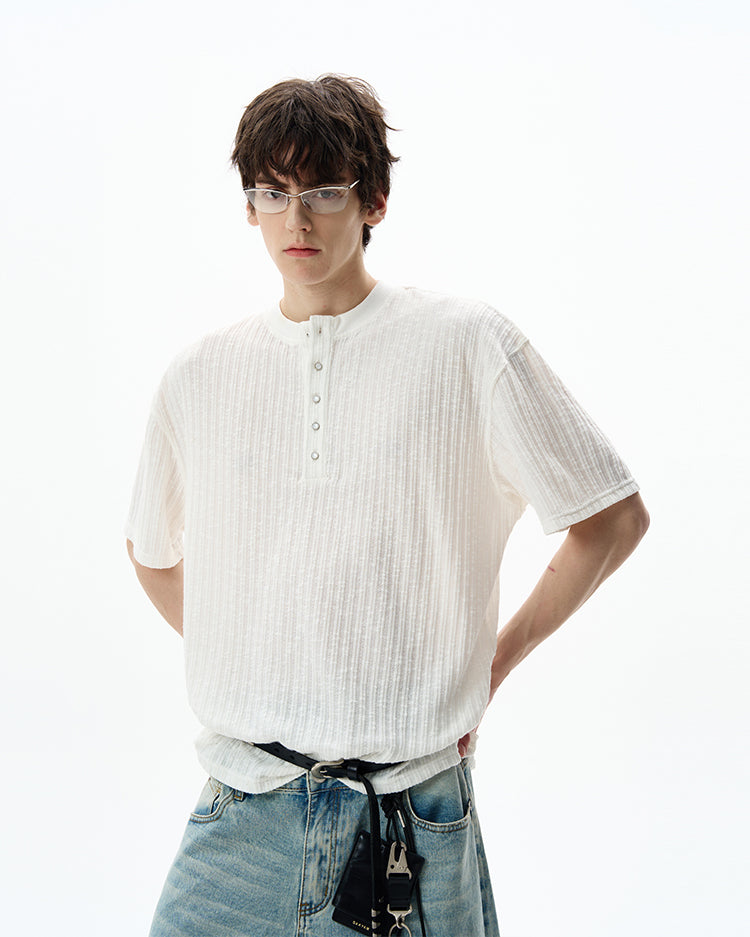 MADWITCH VINTAGE KNIT TEE #G1360