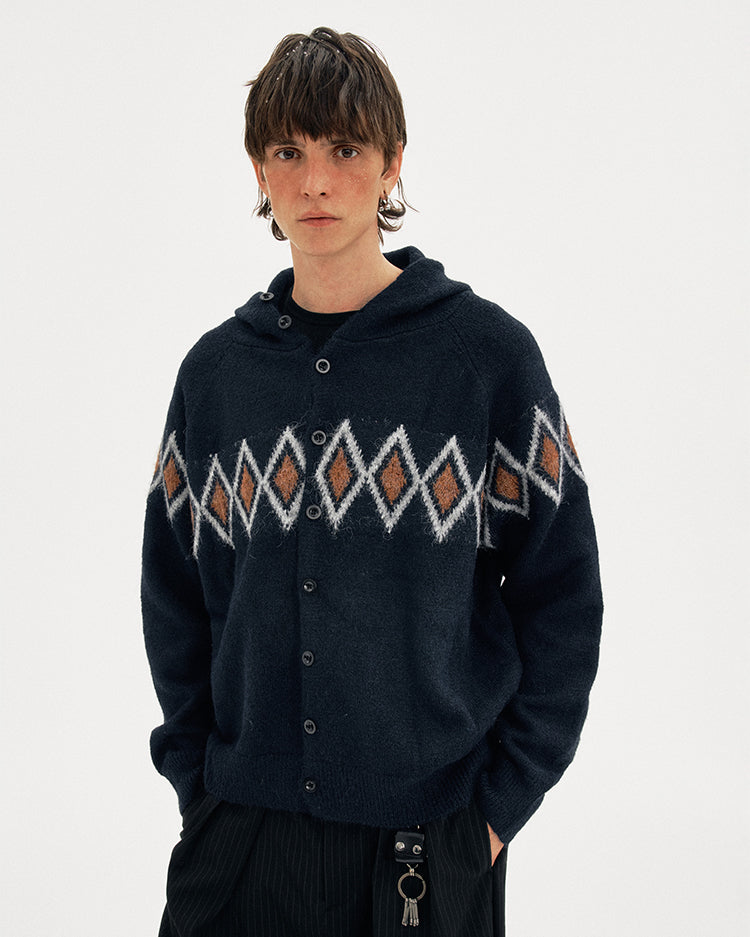 MADWITCH TWIST HOOD SWEATER #8962