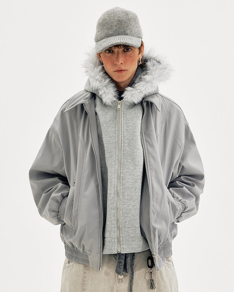 MADWITCH FAUX SHEAR PARKA #990919