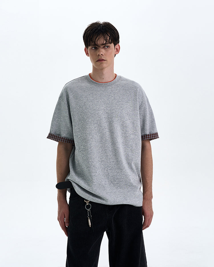 MADWITCH VINTAGE ROLLED HEM TEE #C1785C25