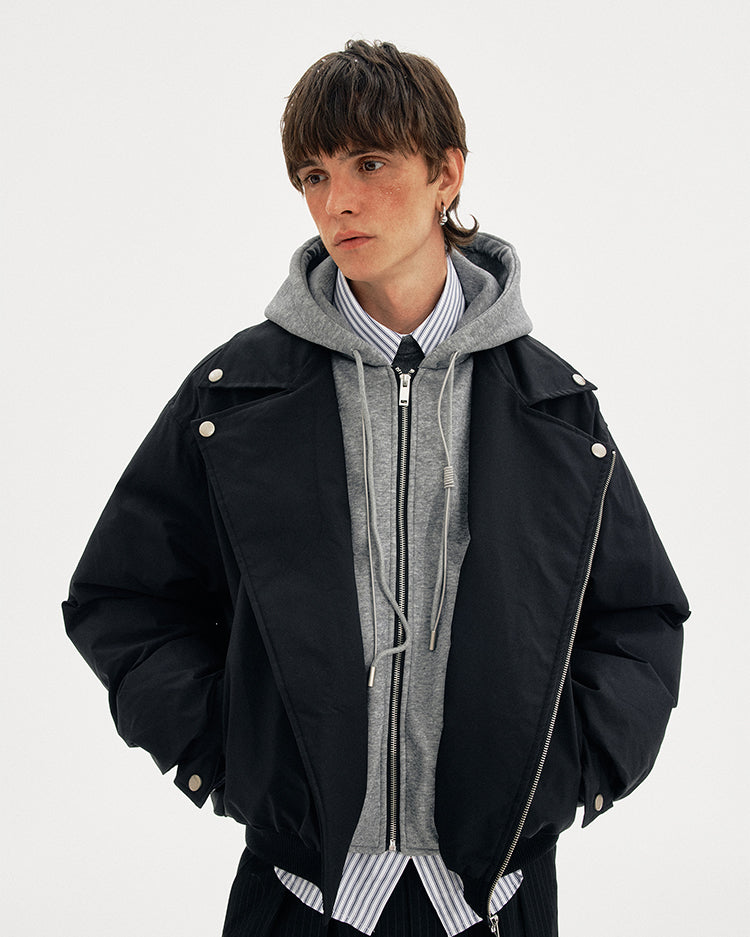 MADWITCH FAUX CROP PARKA #M068