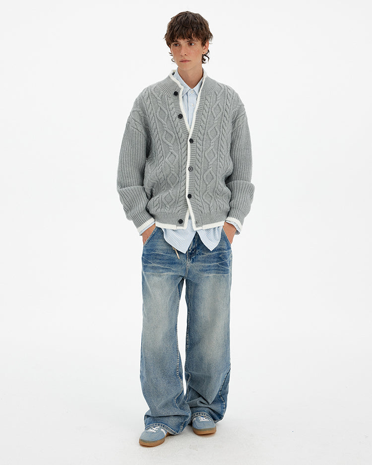 MADWITCH TWIST PREP CARDIGAN #M1051