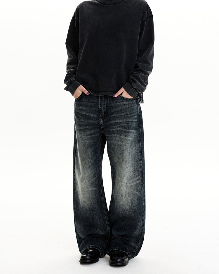 MADWIT CHDARK BLUE WASHED JEANS #CK5568