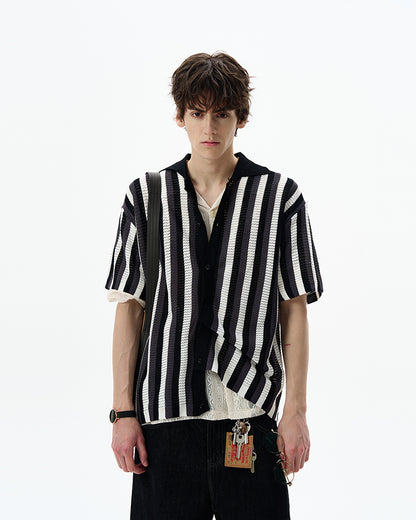 MADWITCH CROCHET KNIT TSHIRT #MFY222