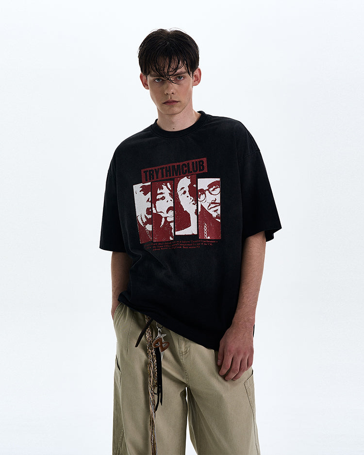 MADWITCH VINTAGE LOOSE FIT T-SHIRT #27304