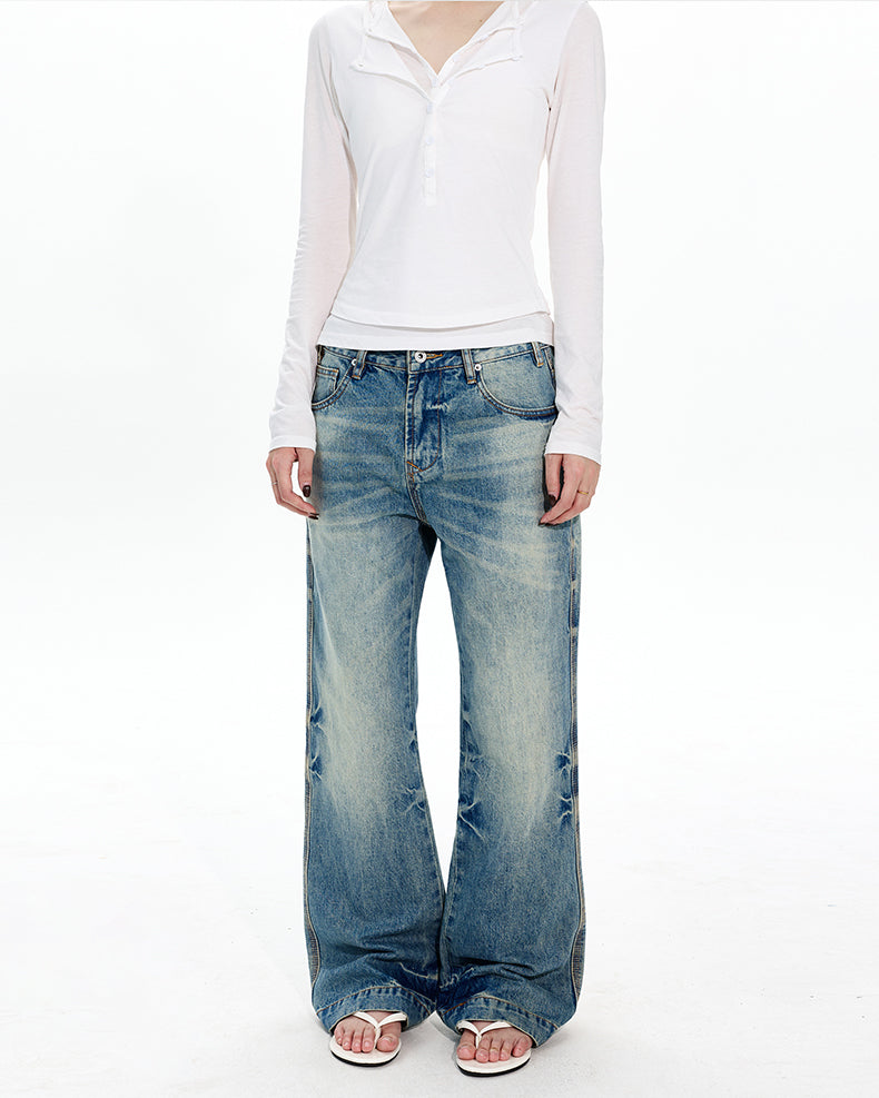 MADWITCH STONE FLARE DENIM #GPC5533N