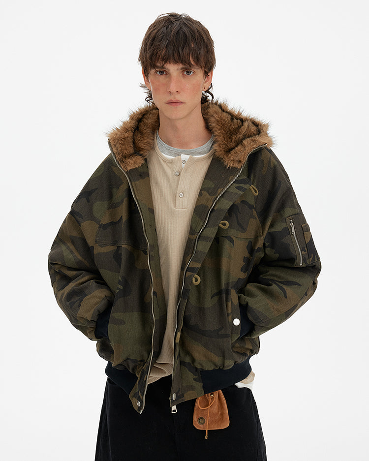 MADWITCH CAMO STREET PARKA JACKET #M1053