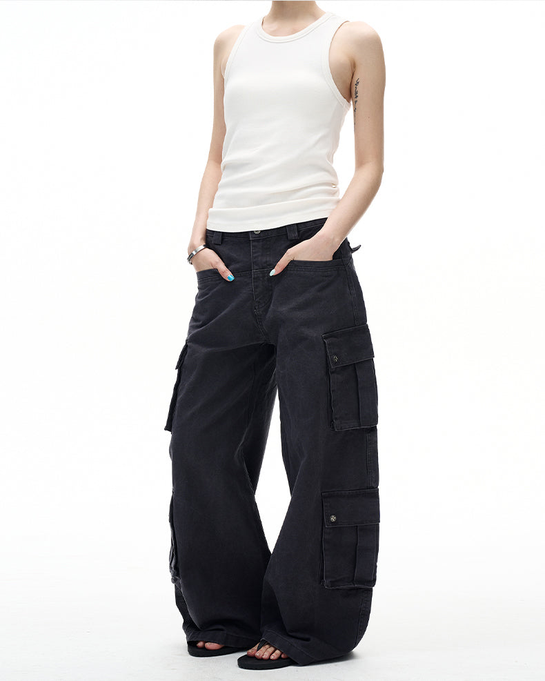 MADWITCH VINTAGE MULTI-POCKET CARGO #L5813