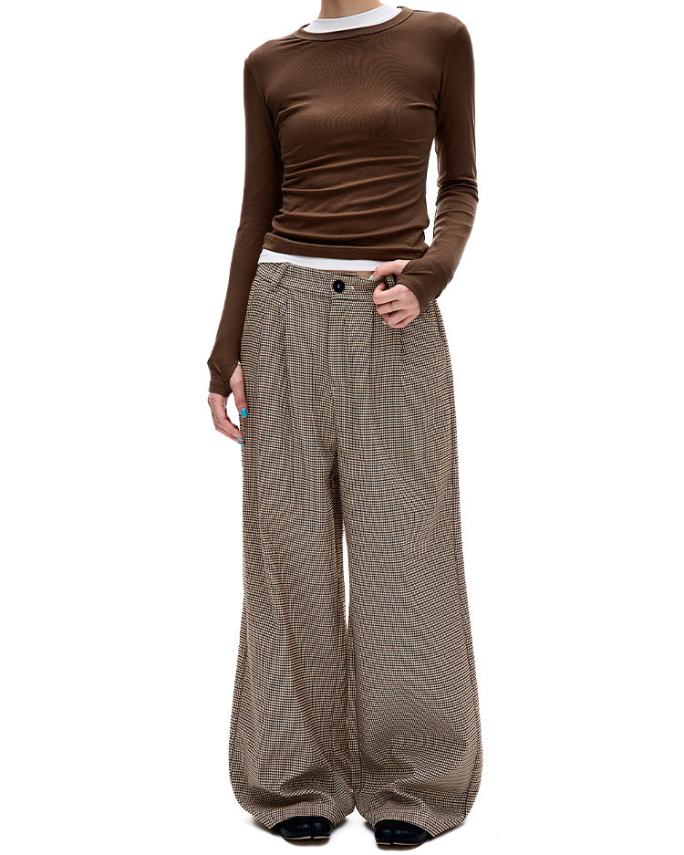 MADWITCH DOGTOOTH PATTERN PANTS #OM6503