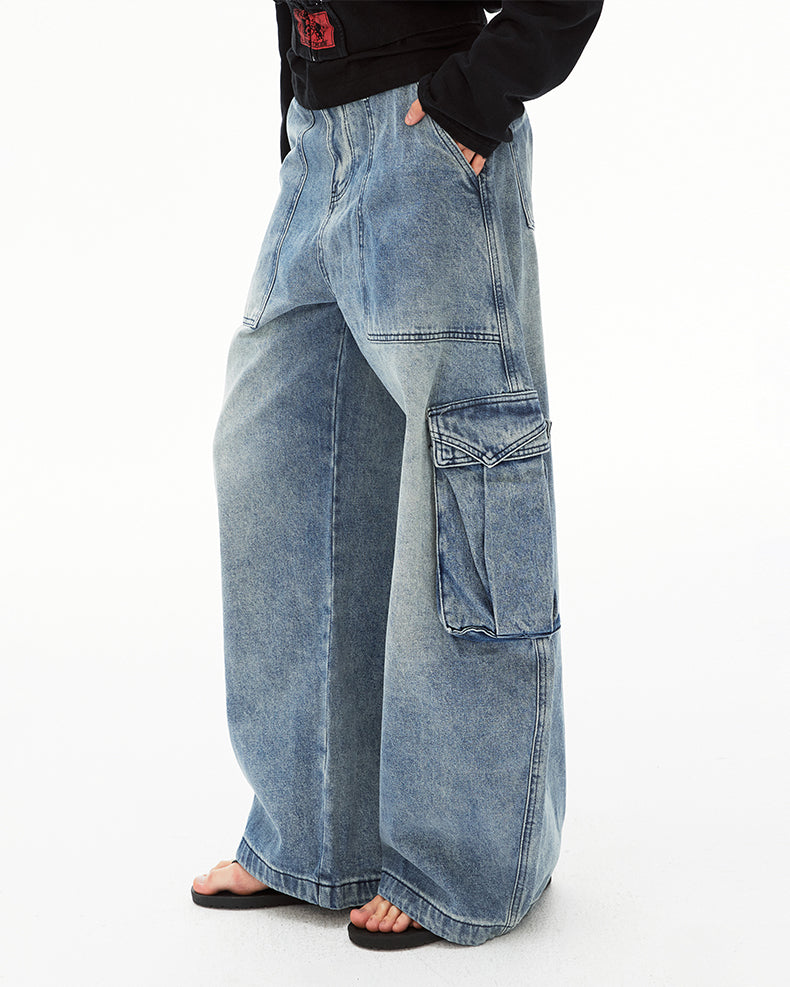 MADWIT UTILITY WASH JEANS #G6856