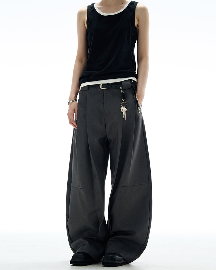 MADWITCH WIDE LEG BAGGY SUIT PANTS #CK6680