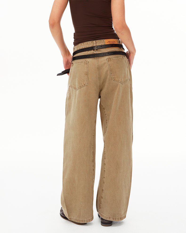 MADWIT WIDE CURVED PANTS CK3615 - MadWitch Store