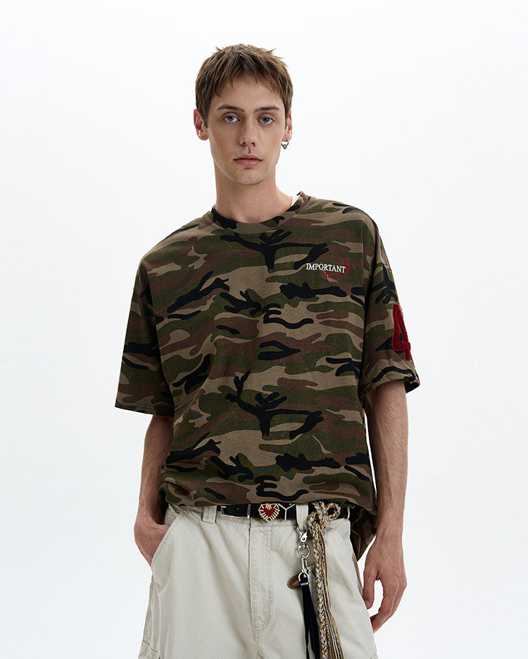 MADWITCH CHCAMO EMBROIDERED TEE #8770