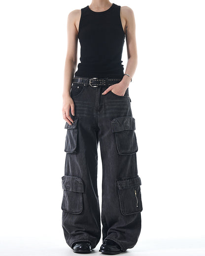 MADWITCH HIGH-STREET HEAVY-DUTY WORK PANTS #F9039
