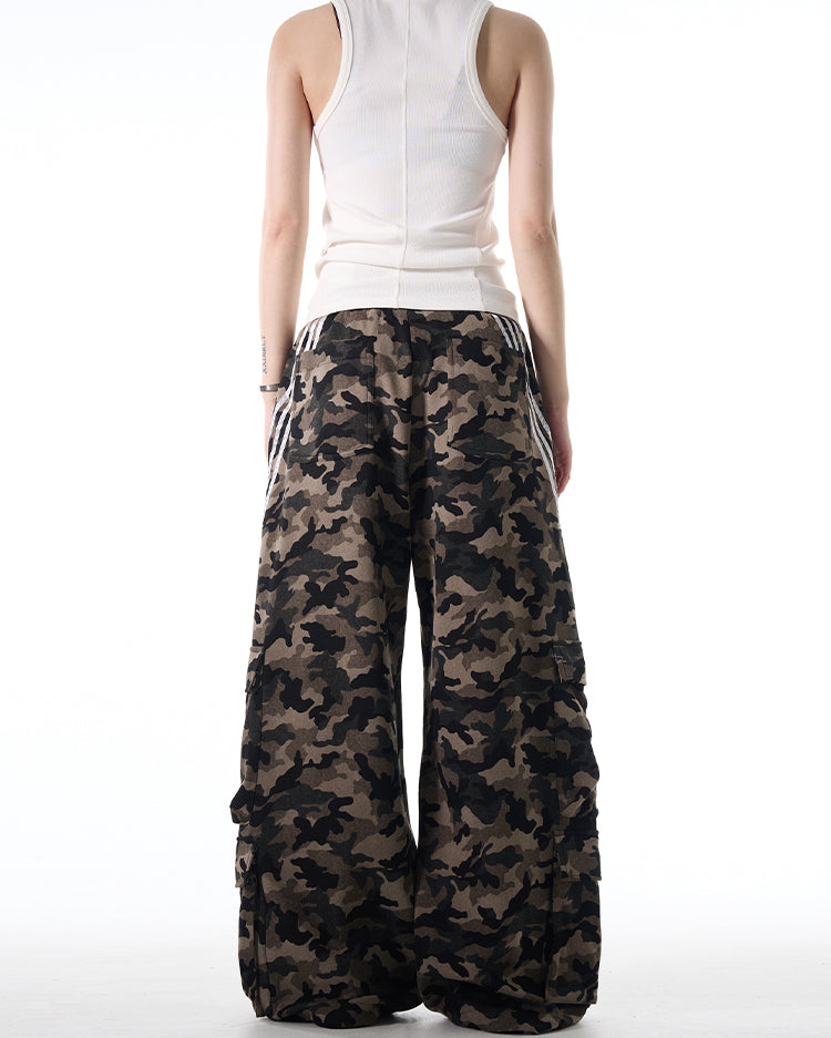 MADWITCH CAMO CARGO PANTS #RK174