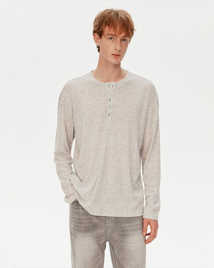 MADWITCH HENLEY LONG SLEEVE TOP #AM2032