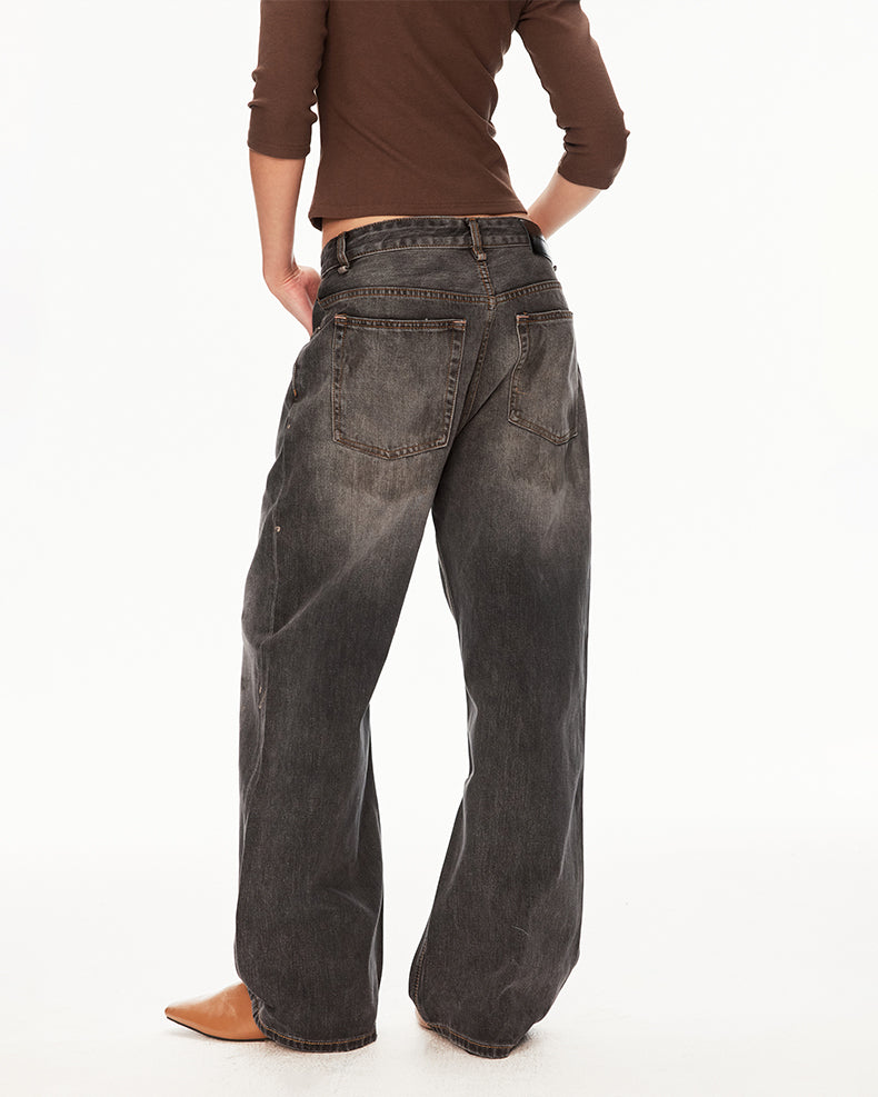 MADWIT DIRTY WASH GRUNGE JEANS #GD002