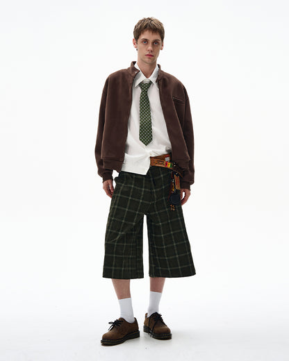 MADWITCH UNISEX MINIMALIST STAND COLLAR JACKET #AB1080