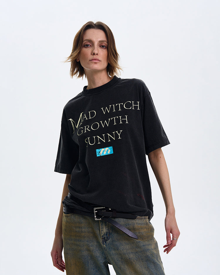 MADWITCH INS STYLE CASUAL SHORT-SLEEVE T-SHIRT #MD4139