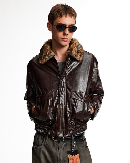MADWITCH UTILITY FUR COAT #AK085