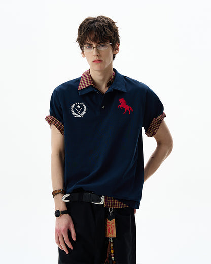 MADWITCH BADGE EMBROIDERED POLO #251388