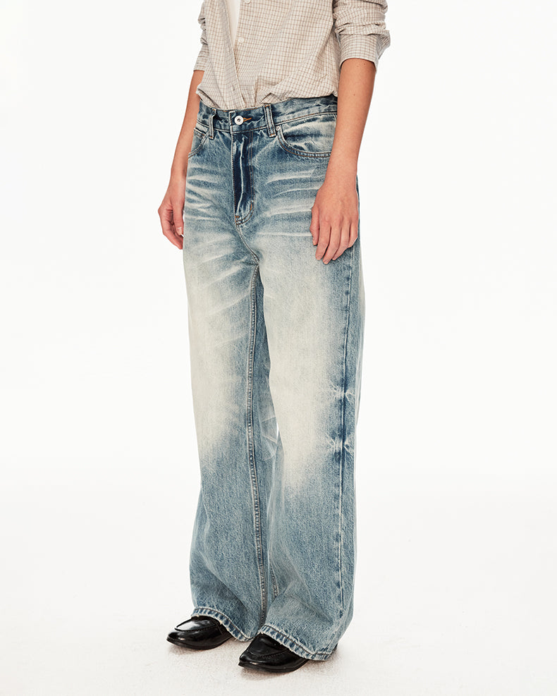 MADWIT VINTAGE STRAIGHT JEANS #GP9783