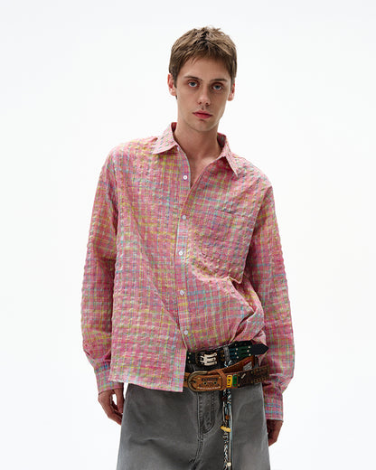 MADWITCH UNISEX BUBBLE COTTON LONG SLEEVE SHIRT #CR6218