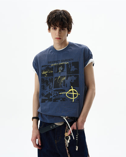 MADWITCH URBAN PRINTED TSHIRT #22640C25